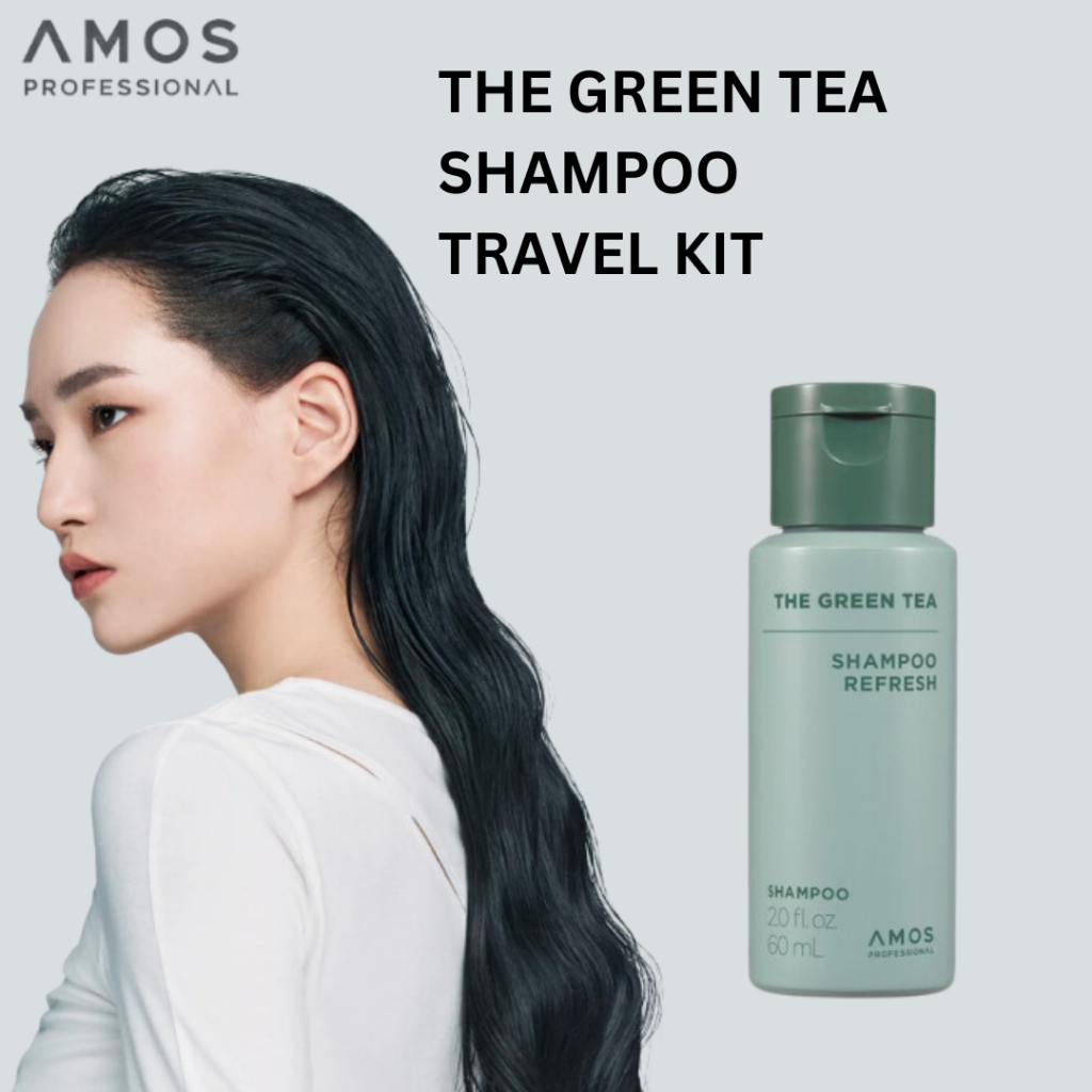NEW + [AMOS PROFESSIONAL] THE GREEN SHAMPOO TRAVEL KIT AM000D