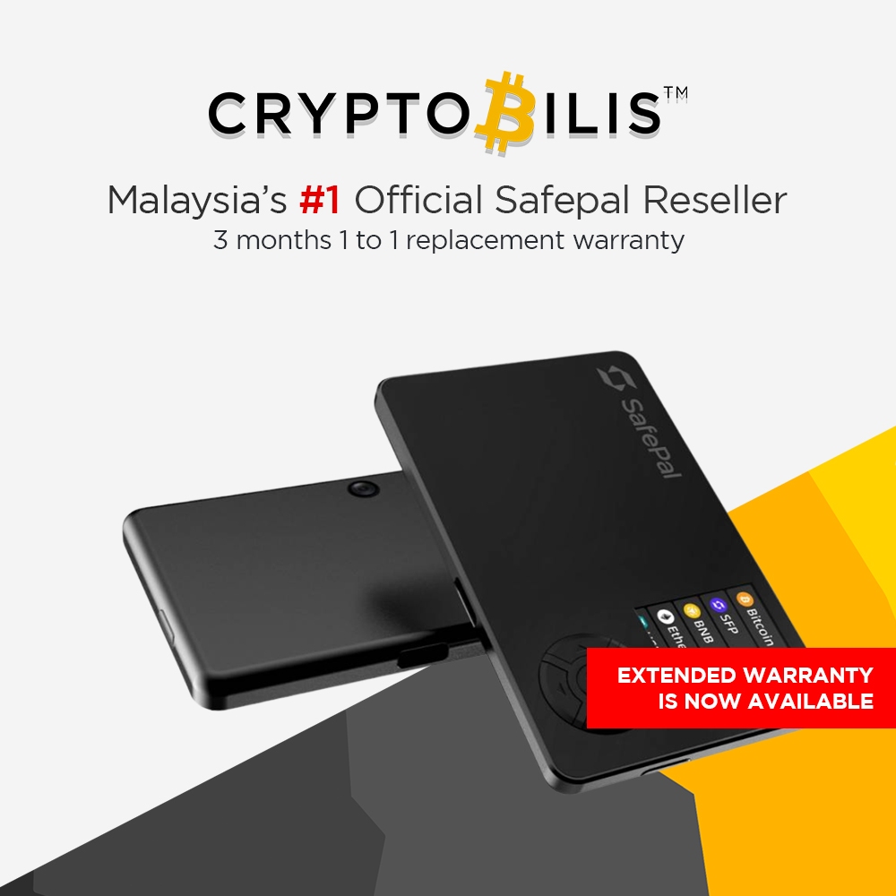 Safepal S1 Pro - Authorized Reseller (CryptoBilis) Bitcoin, NFT & Cryptocurrency Hardware Wallet