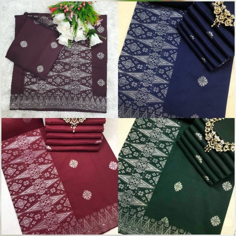 Kain Pasang Songket Tenun Tabur / Tenun Asli Kain Songket, Kain Pasang Songket Tabur, Songket Tabur