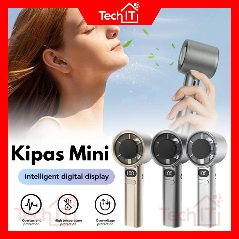 Kipas Mini Fan Portable Fan Kipas Tangan Hand Fan Handheld Rechargeable Kipas Portable Kecil 小风扇