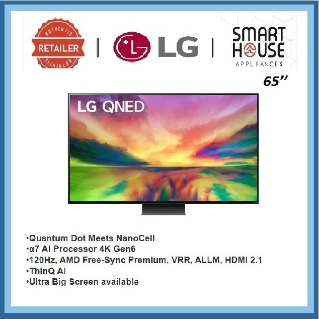 FREE SHIPPING !! LG QNED TV QNED81 65 inch 4K Smart TV Quantum Dot NanoCell 65QNED81SRA