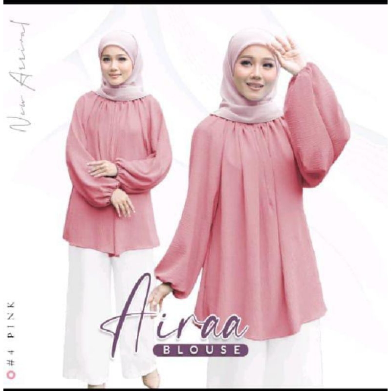 ZOYA BLOUSE KAIN CEY IRONLESS FREE SIZE today to your Islamic Clothing collection!