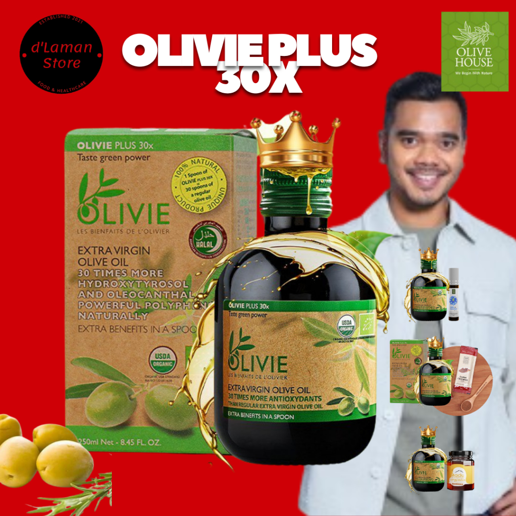 Olivie Plus 30X Pati Minyak Zaitun Extra Virgin Olive Oil dari Olive House 30 Kali Ganda Antioksidan