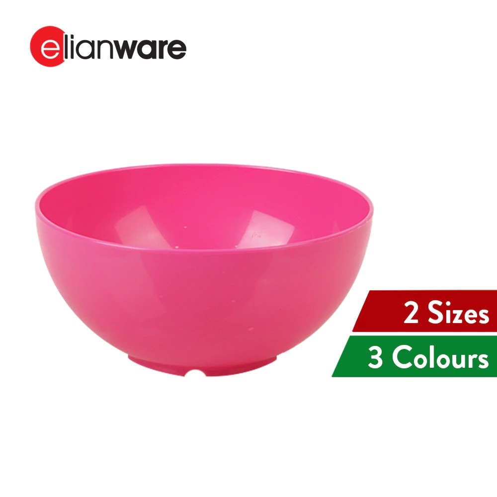Elianware 7" inch Colorful Maggie Soup Dining Bowl Curry Laksa Bowl (6 Pcs)