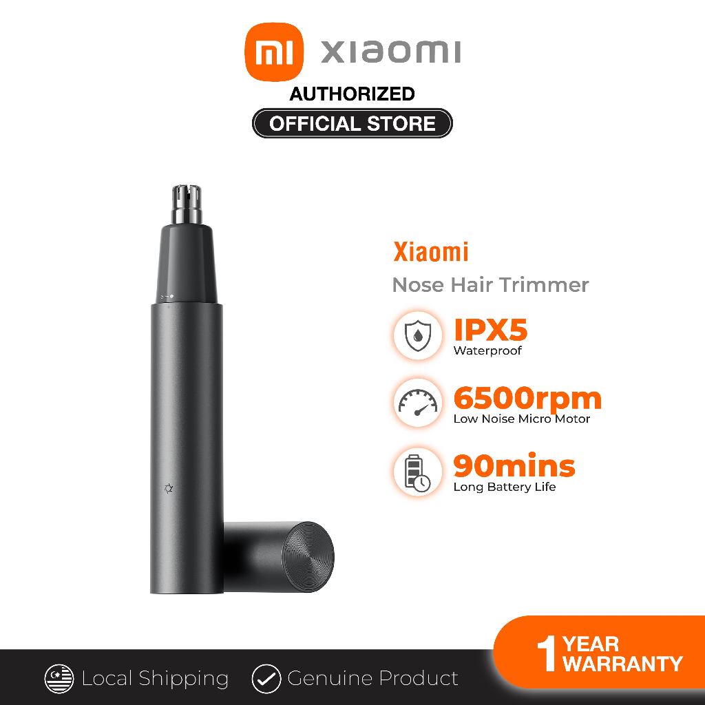 Xiaomi Nose Hair Trimmer | 6500 rpm | IPX5 waterproof | Long battery life 90 mins | Type-C