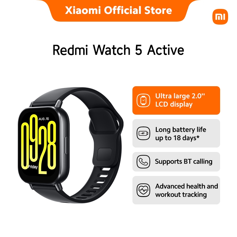 Redmi Watch 5 Active 2'' LCD display/Bluetooth® calling/Up to 18 days of battery life