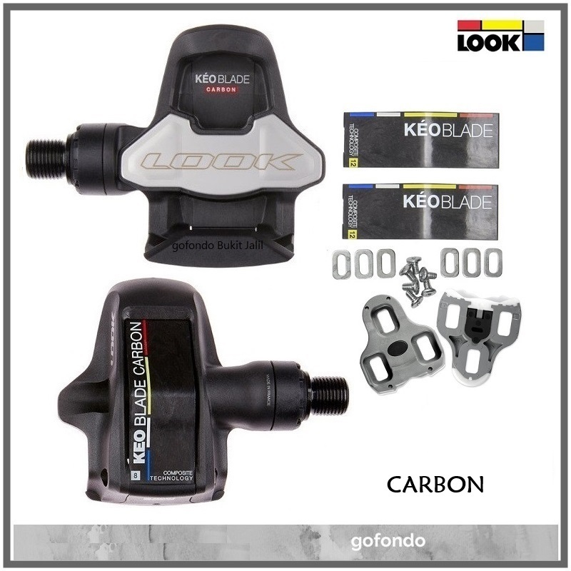 Look Keo Blade Carbon Road pedals ( 8Nm + 12Nm ) 120G