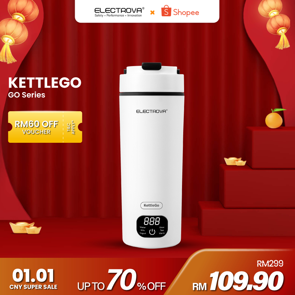 Electrova Portable Smart Electric Kettle GO