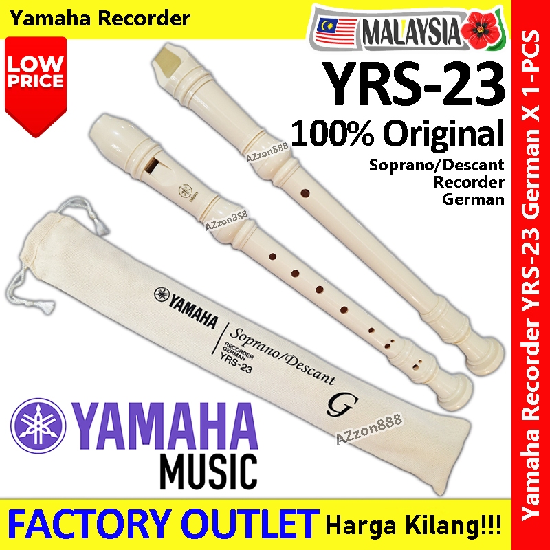 School Student Musical Recorder Soprano / Descant Recorder Kelas Musik Recorder KIJO Recorder YAHAMA Recorder Tone G 1PC