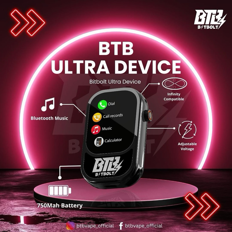 BTB ULTRA PRO SMART WATCH DEVICE SP2 II RELX REAL