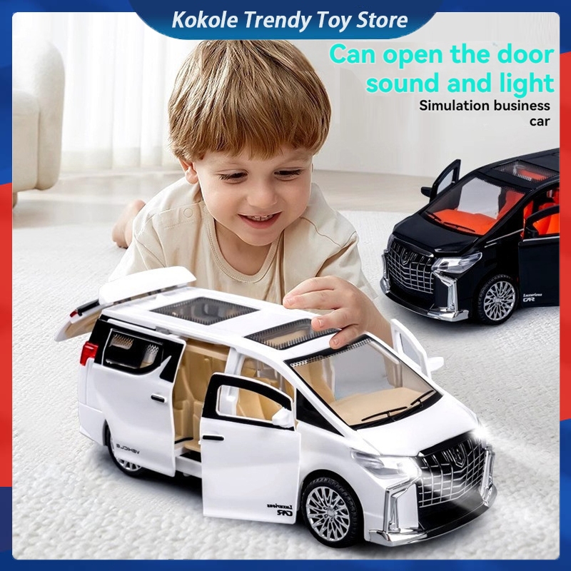 Kokole Alloy Car Model Diecast Metal Toy Vehicles Car Model High Simulation Sound and Light Kereta mainan