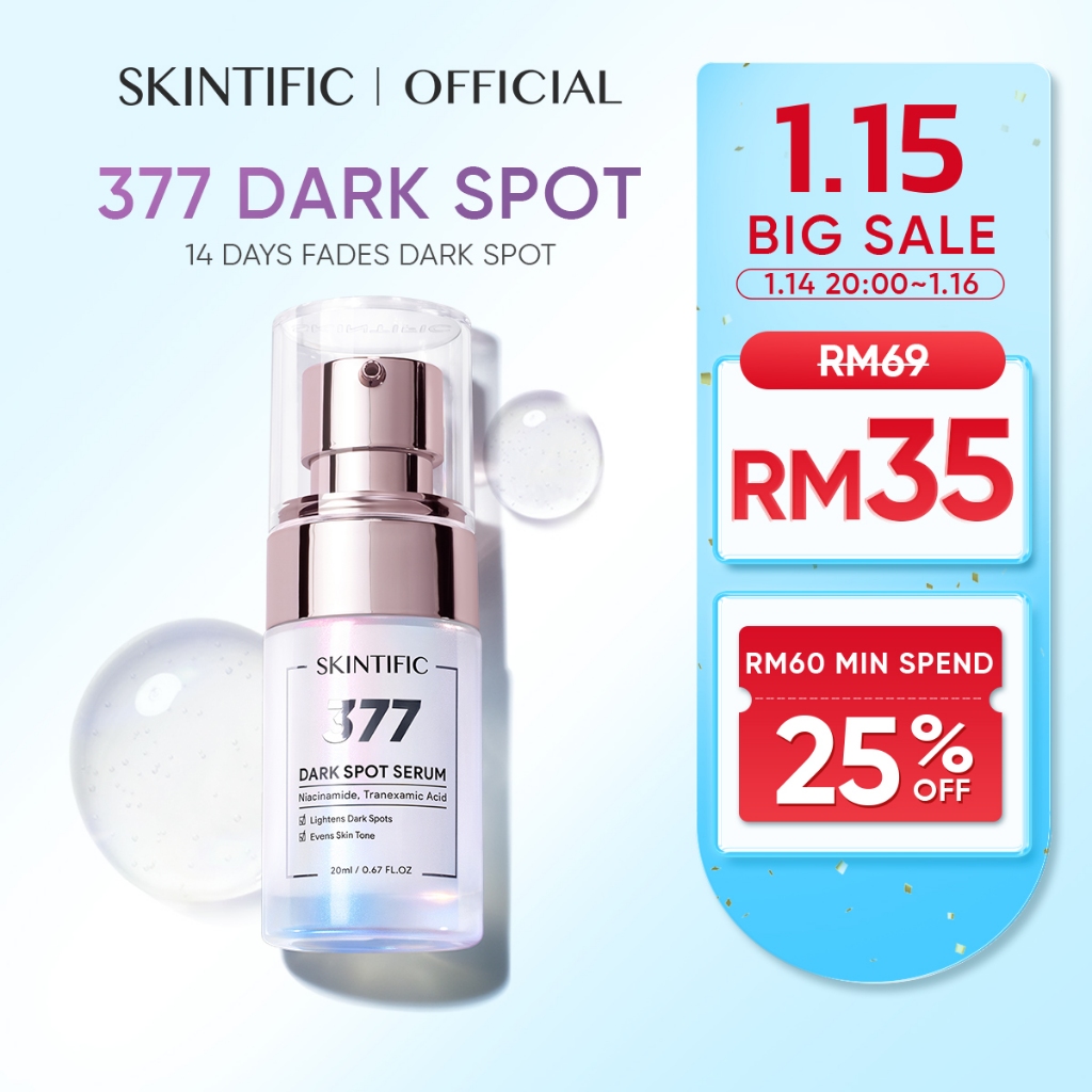 SKINTIFIC Sym White 377 Dark Spot Serum with Niacinamide Brightening Whitening Skincare Serum Improving