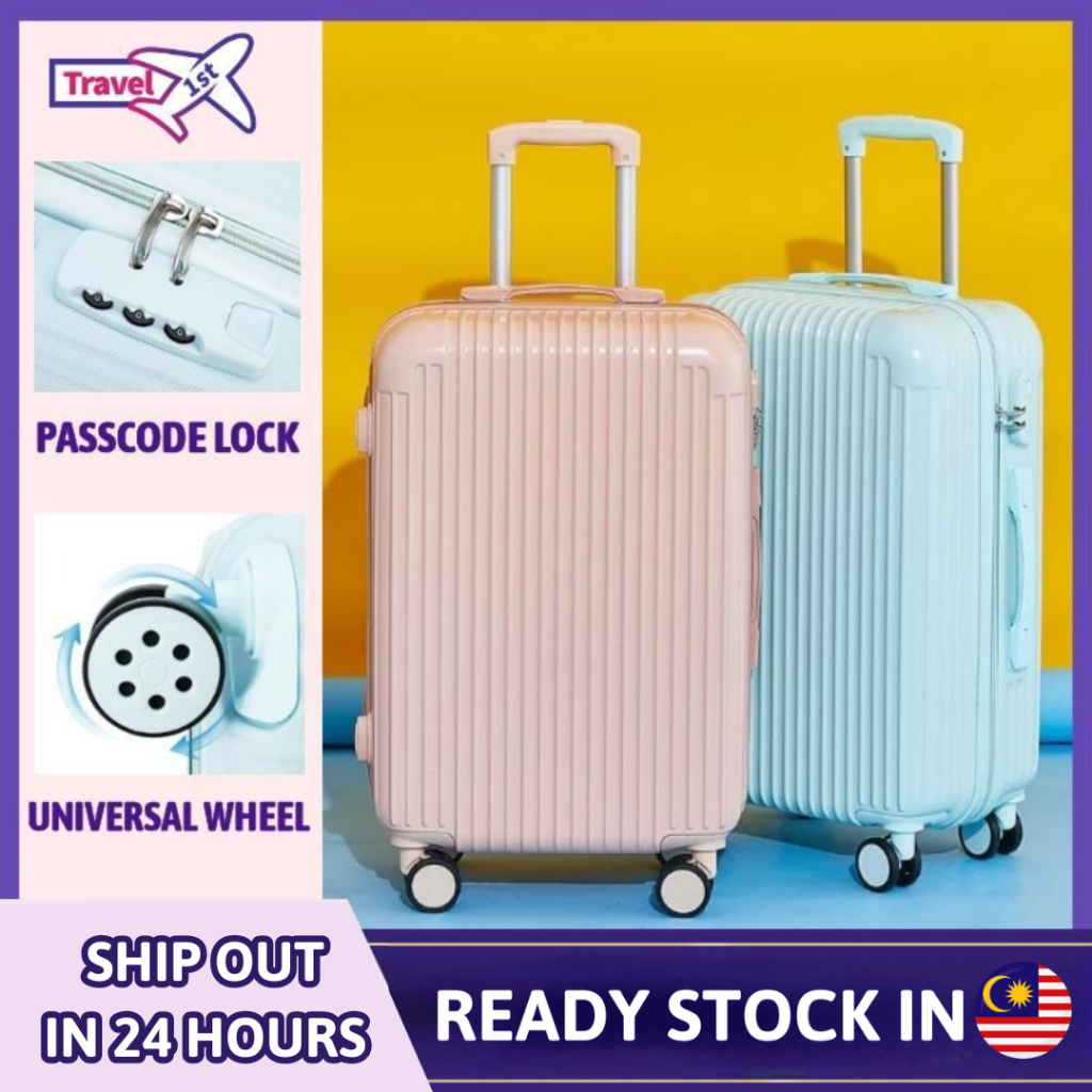 [PREMIUM] ABS+PC HARDCASE TRAVEL LUGGAGE SETS SUITCASES BAGASI TRAVEL 20 INCH & 24 INCH & 28 INCH