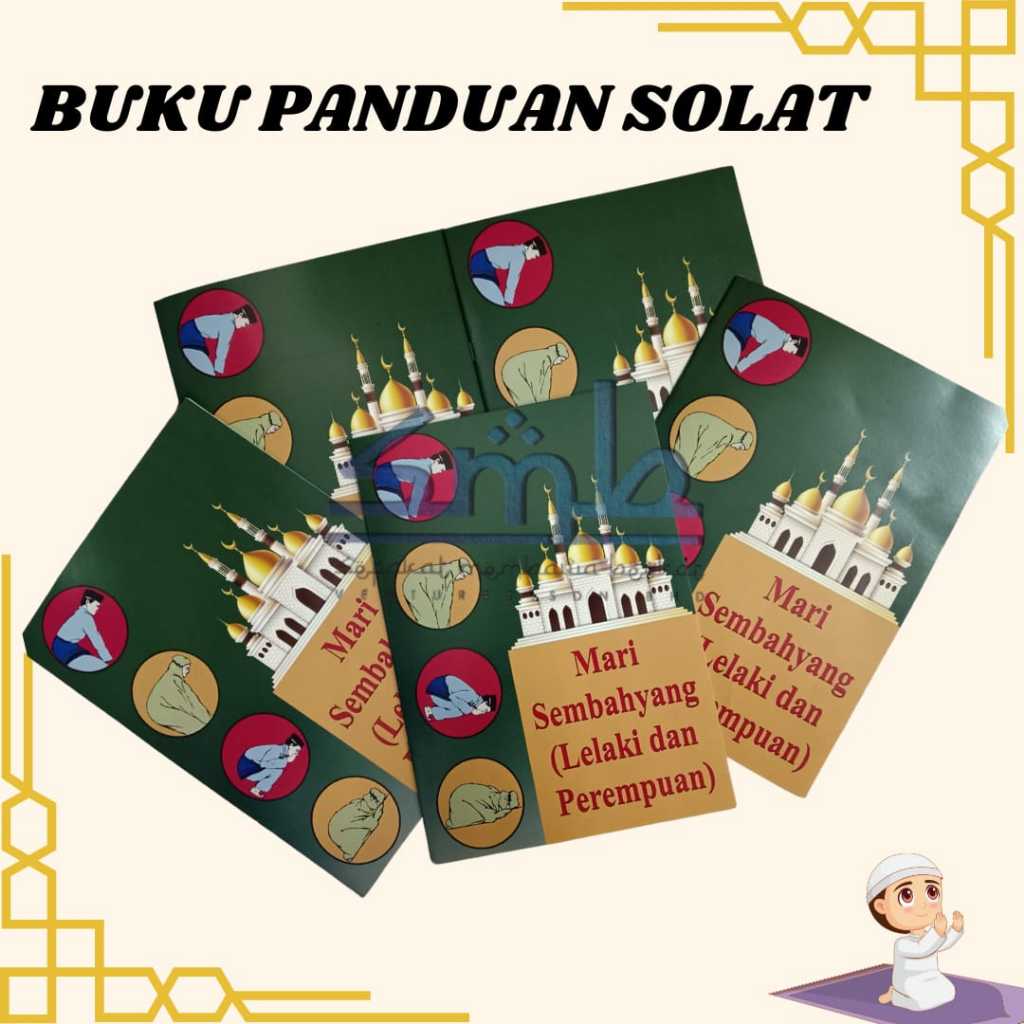 (AGM) Buku Panduan Solat Mari Sembahyang / Buku Sembahyang / Buku Solat / Solat Jenazah / Buku Belajar Sembahyang