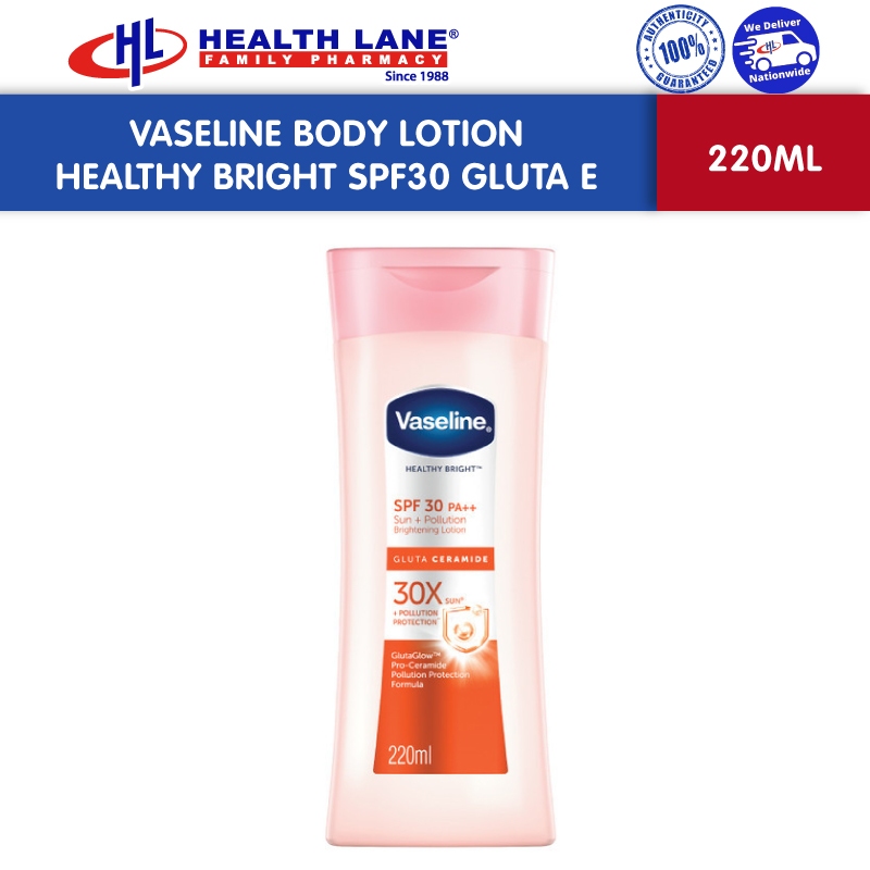 Vaseline Healthy Bright SPF30 PA++ Gluta-E Serum Lotion 220ml