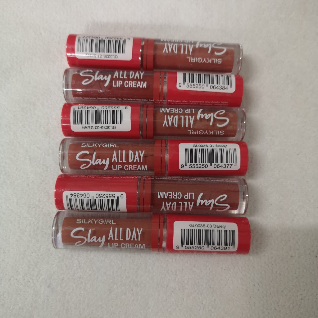 【CLEAR STOCK 】Limited Edition   Silky Girl Slay ALL DAY LIP CREAM.