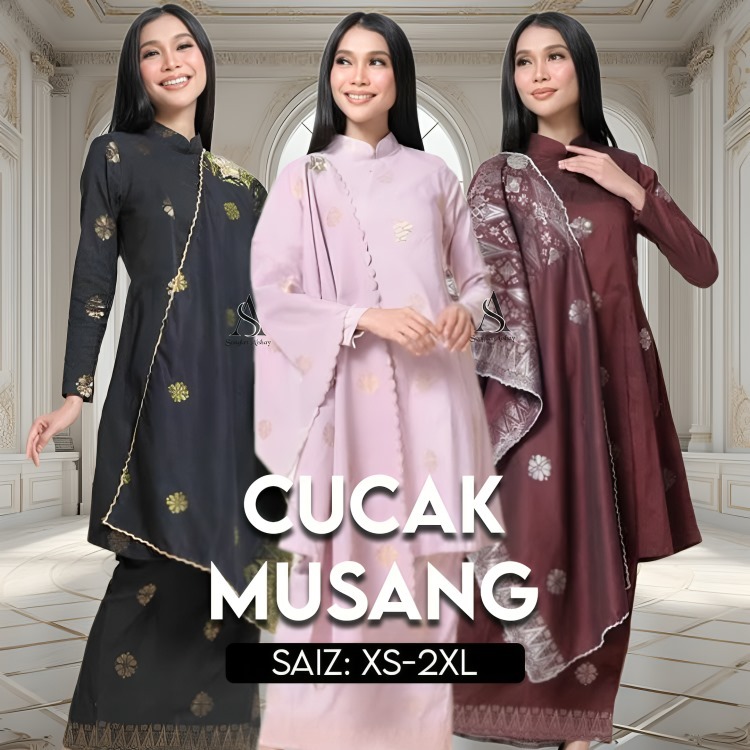 Cekak Musang without Selendang |(XS-XL) 12.12 Sale | Songket Tenun / Songket Hidaya Exclusive / Baju Kurung Songket