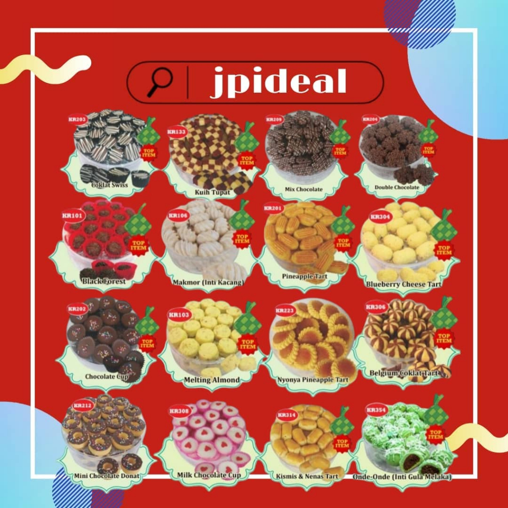 Mybizcuit HALAL Raya Biscuit Chocolate Cup Cookie/ Kuih Raya/ Onde Onde/ Tart Kurma Saudi/ Donut 220g-360g