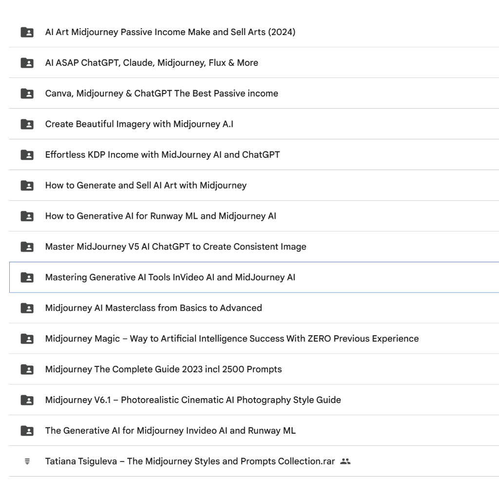 14 Midjourney Video Course Bundle Collection + Midjourney Prompt Style