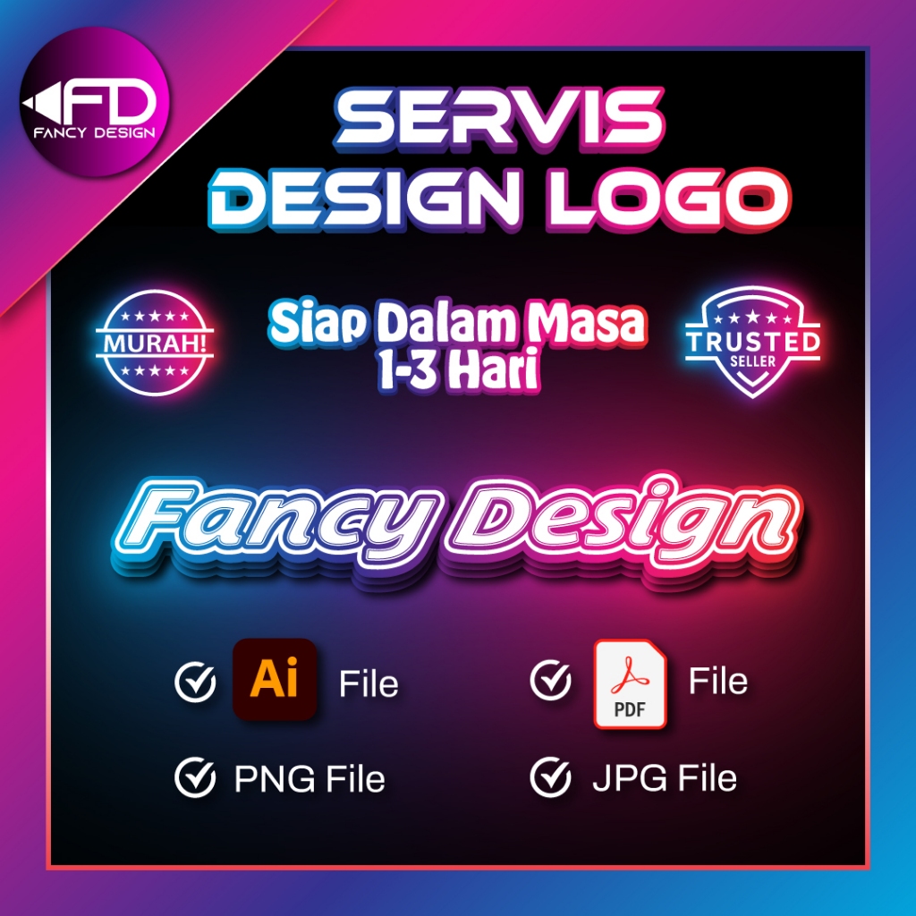 SERVIS DESIGN LOGO, BANNER, FLYERS, BUSINESS CARD - MURAH-CANTIK-BERKUALITI!