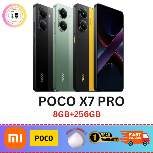 Poco X7 Pro 5G(8GB + 256GB)| Mediatek Dimensity 8400 Ultra | 6.67" AMOLED Dispaly | Dual Camera 50MP