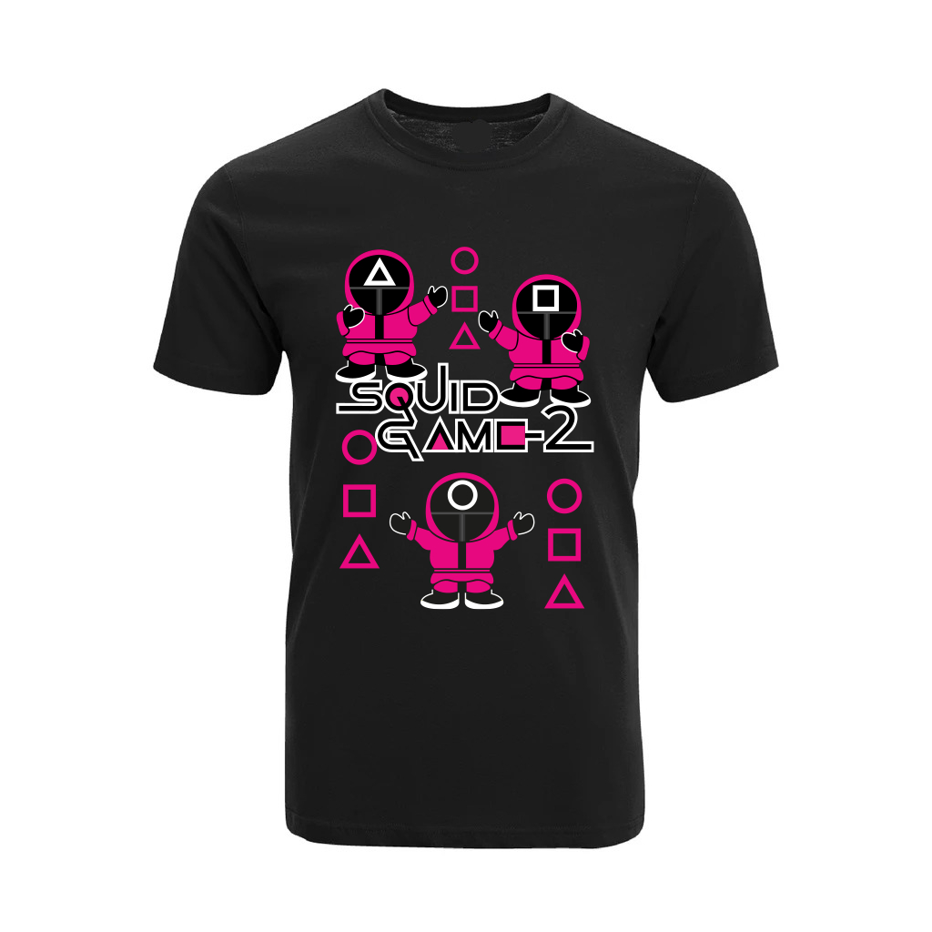 Squid Game Season 2 Short Sleeve Round Neck Cotton T-shirt Comfortable Clothing Regular Fit Unisex
