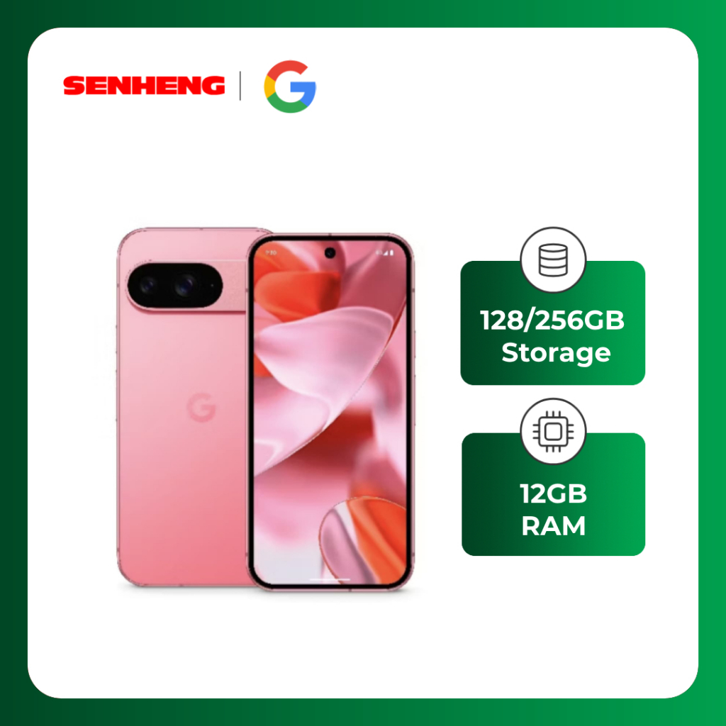Google Pixel 9 with Gemini & AI Photo Editing 128GB 256GB