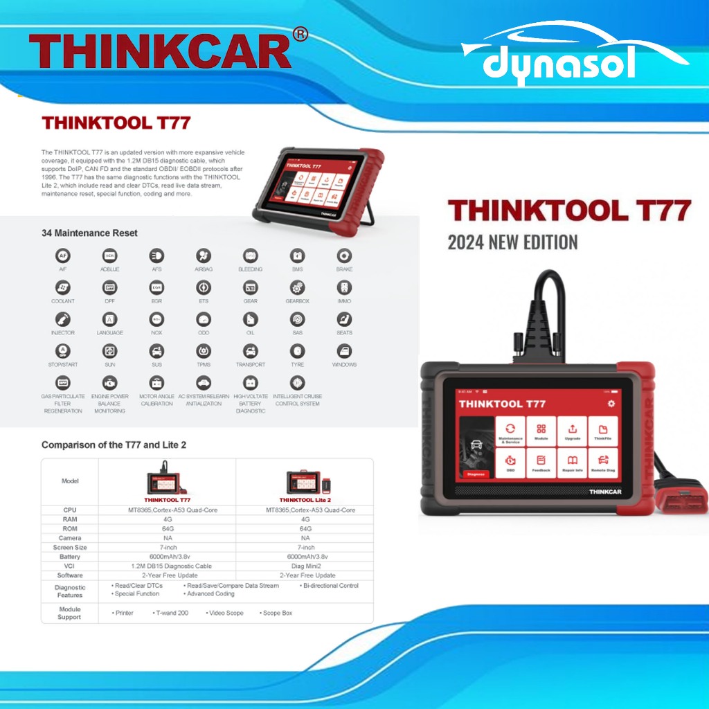 THINKCAR THINKTOOL T77 Diagnostic Equiment