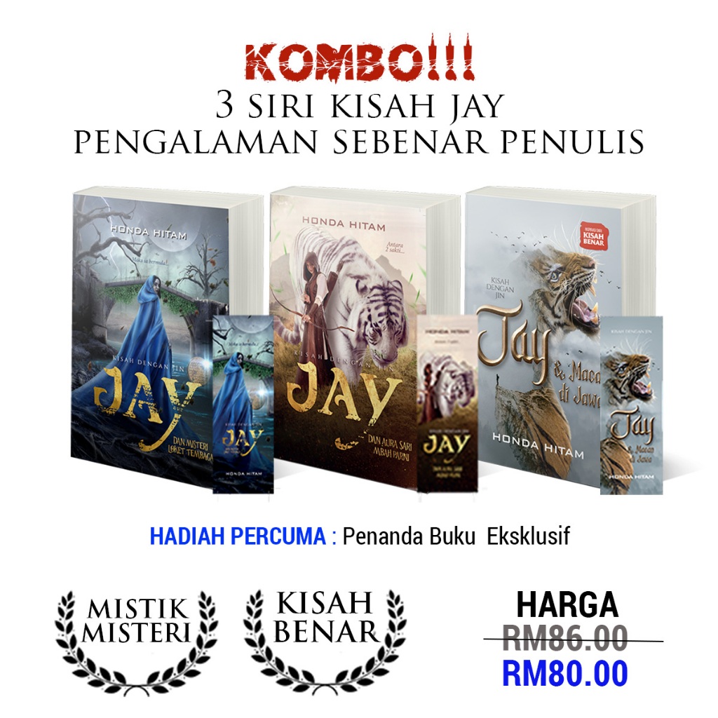 KOMBO JAY SIRI 1, 2 & 3 | KARYA HONDA HITAM (NOVEL MISTIK KISAH BENAR) (KOLEKSI KISAH DENGAN JIN))