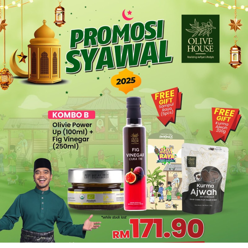 [GUT RESET] SET DEET00K POWER UP 100G + CUKA TEEN + KURMA AJWA + Sampu raya
