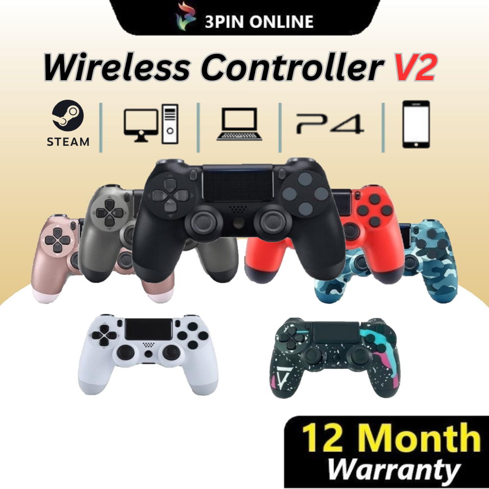 Ready Stock Controller Pc Android Ios Bluetooth wireless Game Games Controller Gamepad Joystick For Android Pc Laptop