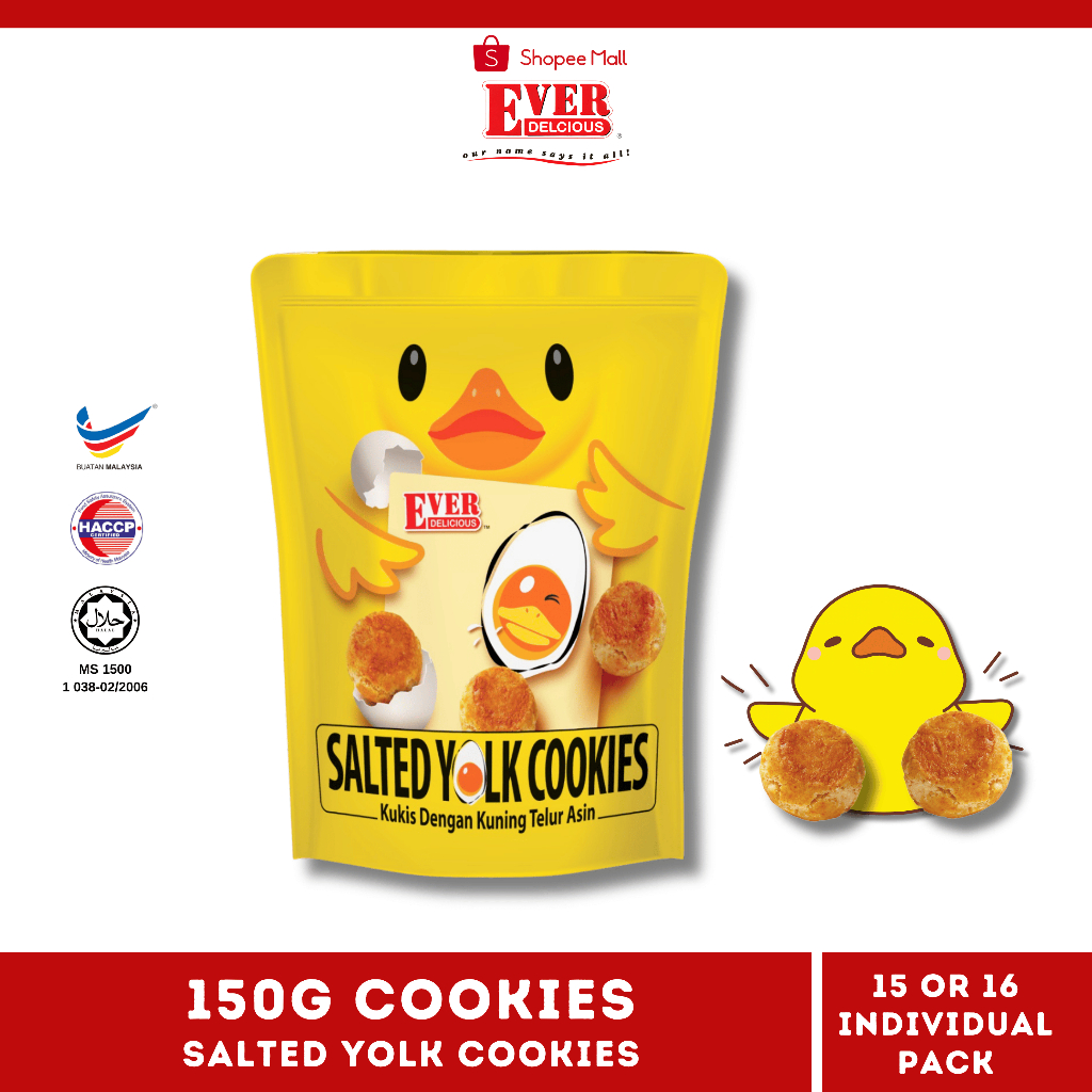 Ever Delicious Salted Yolk Cookies – Rangup, Lemak Masin & HALAL