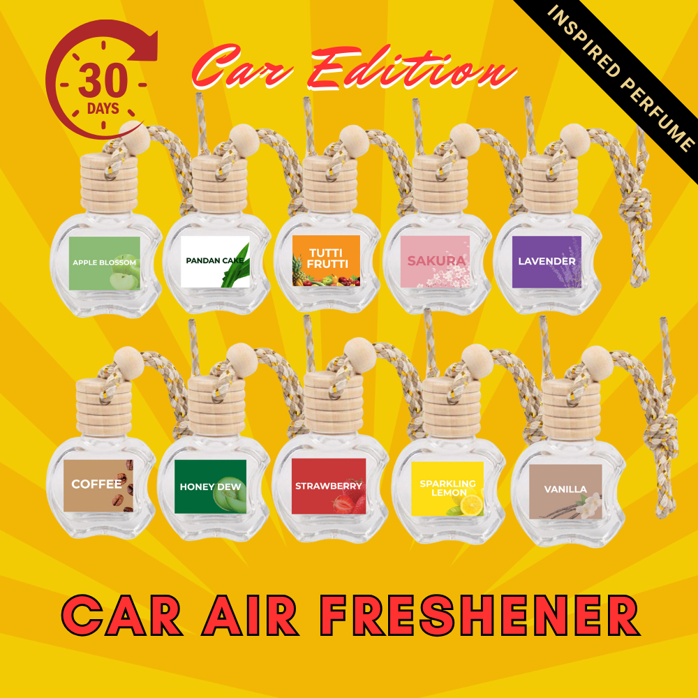 [NEW ARRIVAL] Car Perfume 10ml Inspired by Top Scents Car Air Freshener Pewangi Kereta Tahan Lama