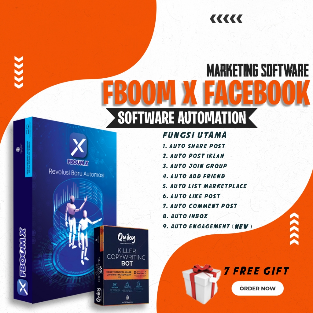 🔥NEW 2026🔥 Fboom X Marketing Automation [ Original Version ] Iklan di Fesbuk Facebook Ads Tiktok Ads Marketing