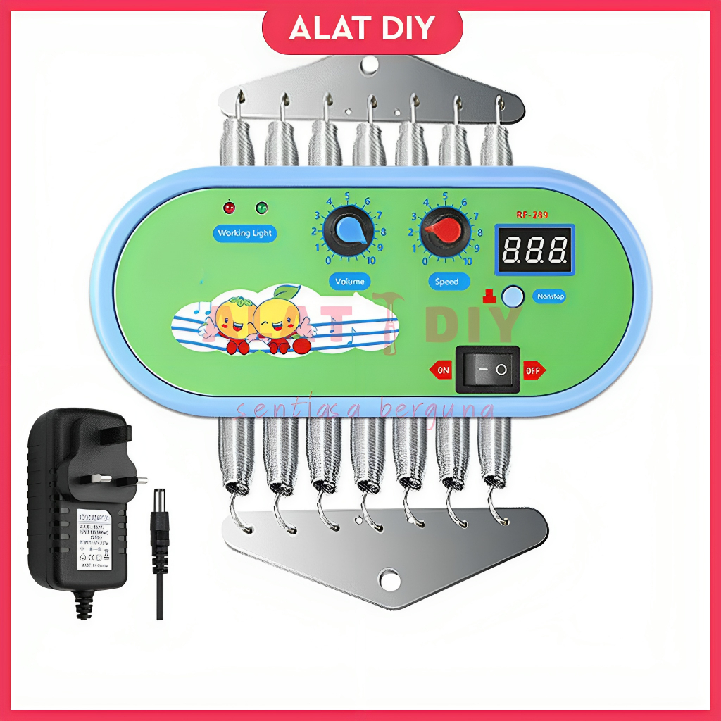 Electronic Baby Cradle Automatic Spring Buai Buaian Elektrik Motor Ayunan Elektrik Crib Bed