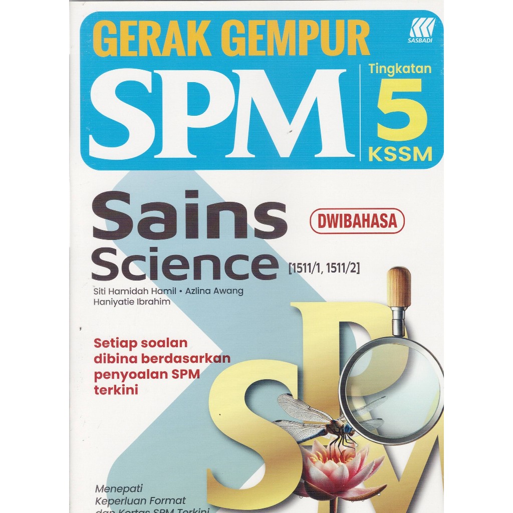 BUKU LATIHAN ( 2025 ) : GERAK GEMPUR SPM SAINS & SCIENCE DWIBAHASA TINGKATAN 5 KSSM