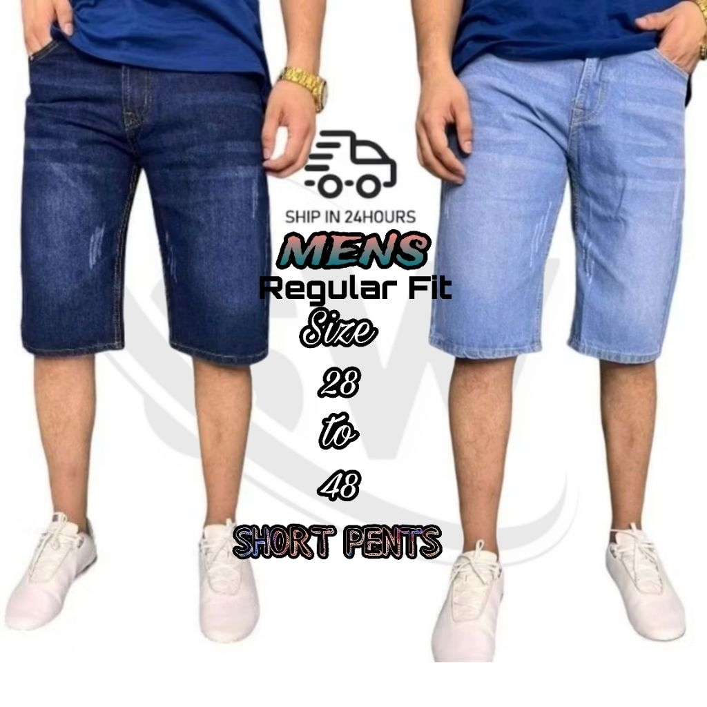 Seluar Pendek Lelaki  ??????? ??? Kain Tebal Men's Short Pants Jeans High Quality