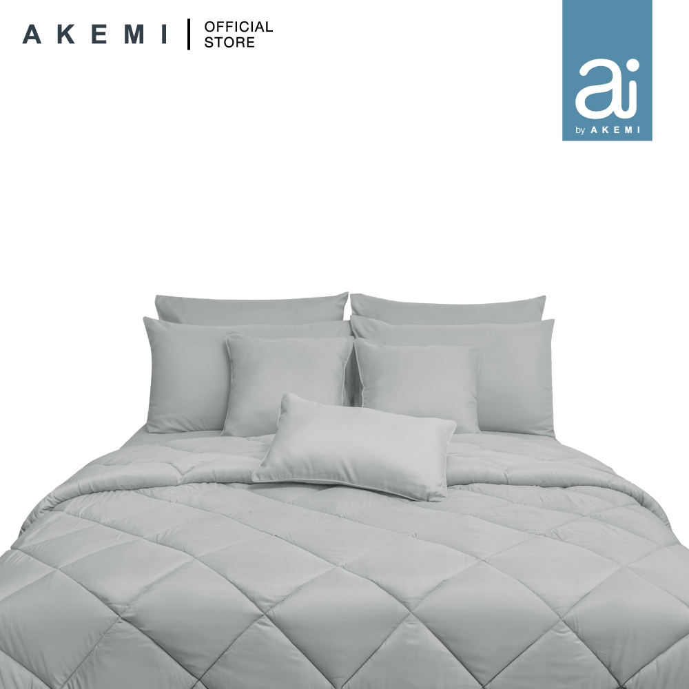 ai by AKEMI Colourkissed Collection Comforter Set | 100% MicroXT 700TC (Queen)