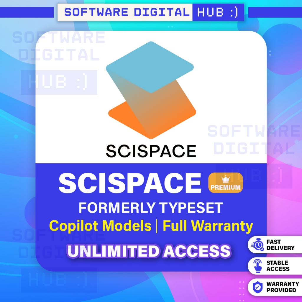 SCISPACE PREMIUM | All-in-One Academic Assistant Tools | First-Hand Legal Account | Live Admin Support