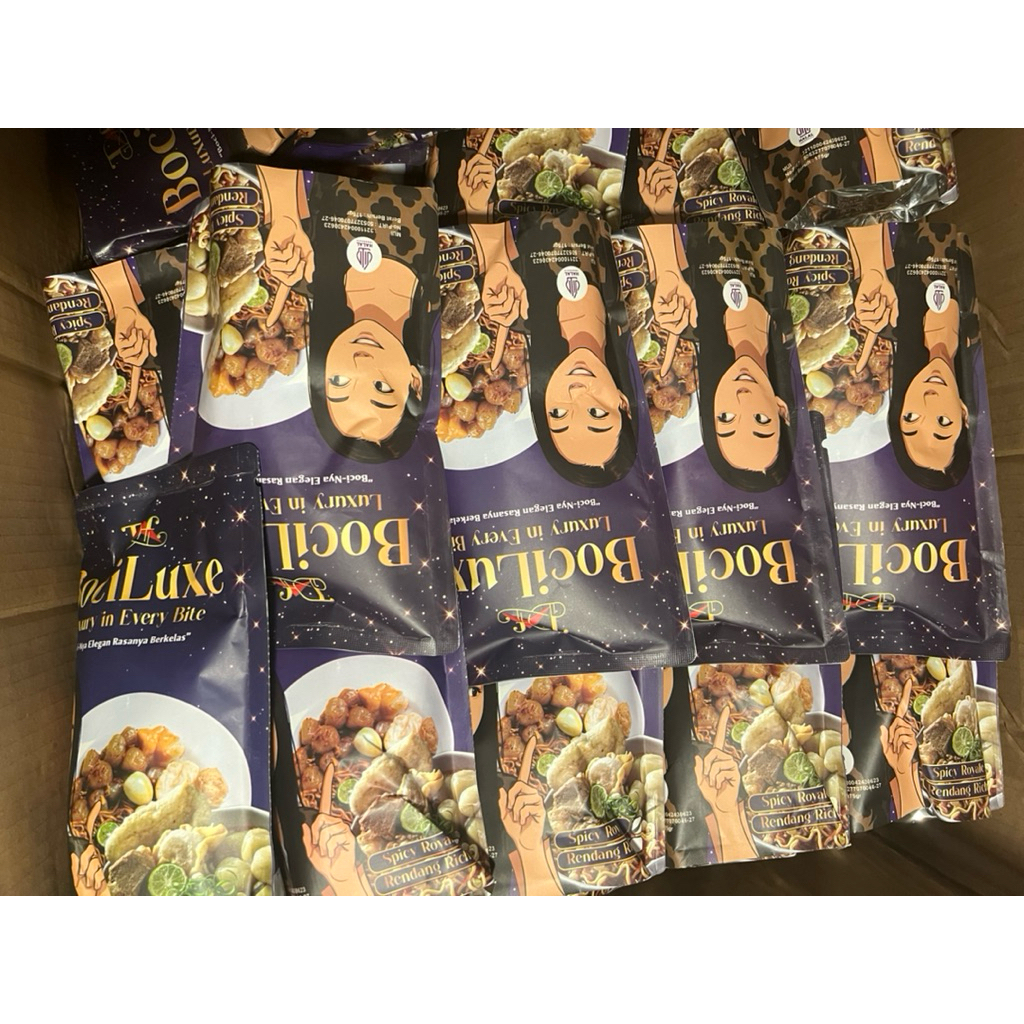 BOCILUXE SPICY Royal Rendang Rich Kemasan 175gram Ready Stock
