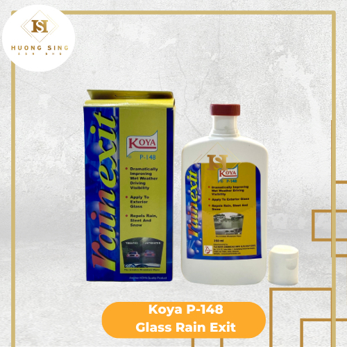 [HS] KOYA Cermin Kereta Pembersihan P-148 Glass & Window Rain Exit Water Repellents Raindrop 250ML