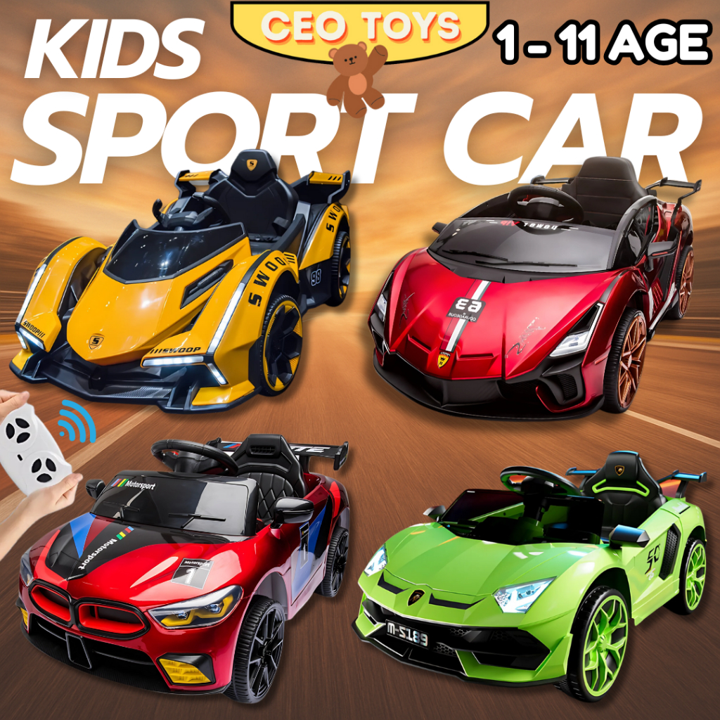 [CEOTOYS] Children Electric Car Kids Electric Car Kids Ride Car Baby Electric Car Kereta Mainan Elektrik Budak Besar儿童电动