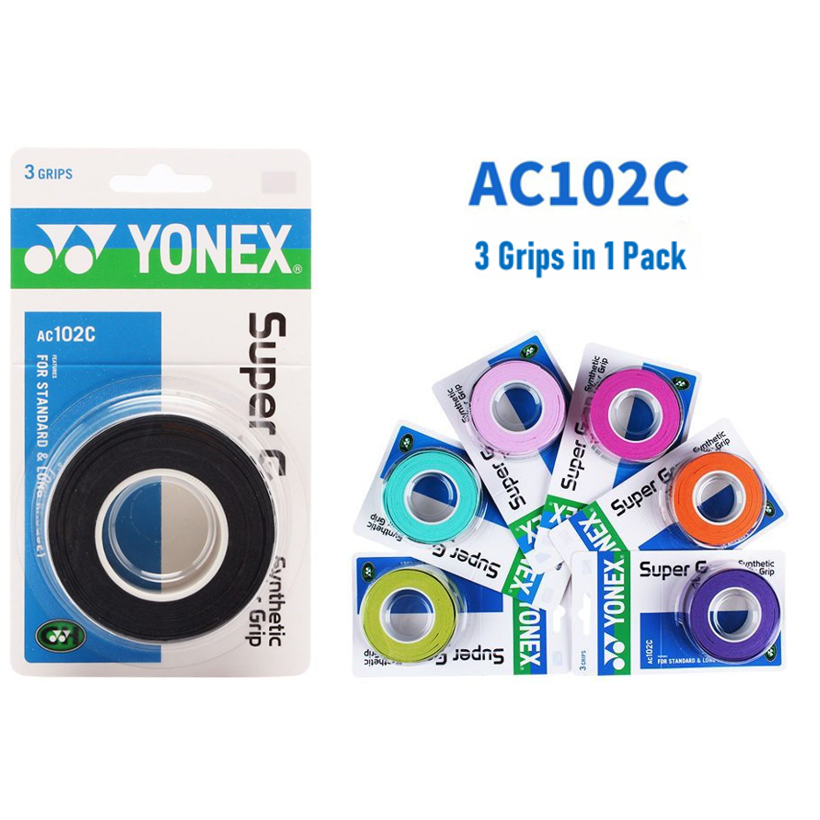 Yonex AC102C Tacky Non Slip Badminton Grip Racket Grip