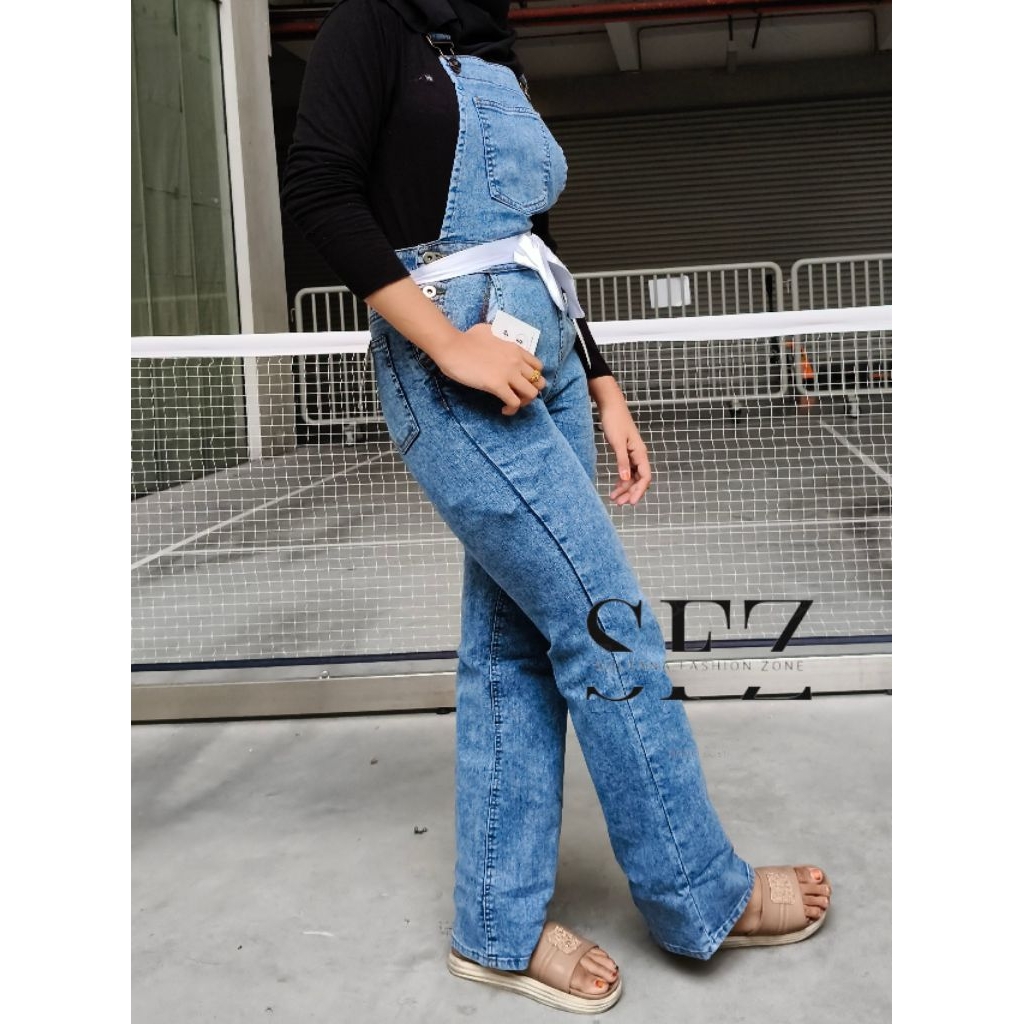Butterfly Jumpsuit Overall Stretchable Premium  Pocket Pouch Casual Fit