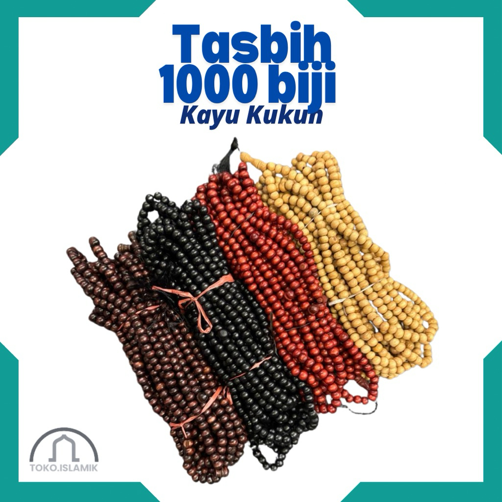 Tasbih 1000biji Kayu Kakun Zikir Gifts