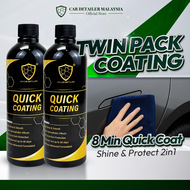 CP CAR Detailer - Quick Coating Twin Pack 500ml x2 Car Coating Ceramic Coating 汽车快速镀膜