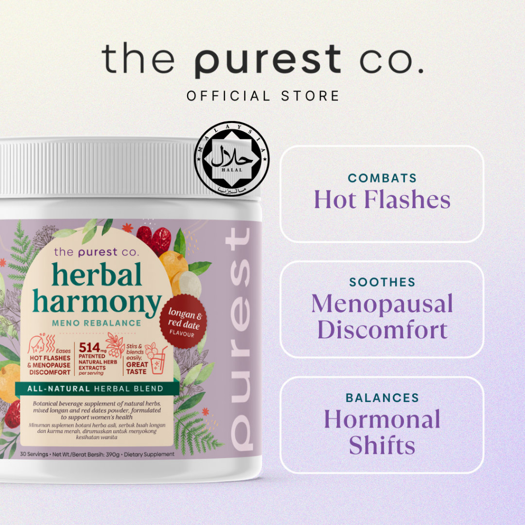 Purest Co Herbal Harmony - For Natural Menopause Relief