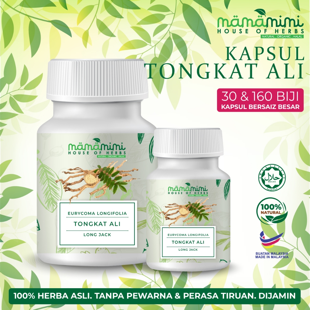 Kapsul Tongkat Ali / Long Jack / Eurycoma Longifolia