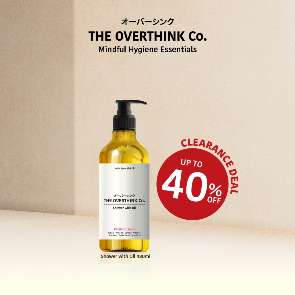 THE OVERTHINK Co. Shower With Oil Petal Go Nut EXP:FEB27