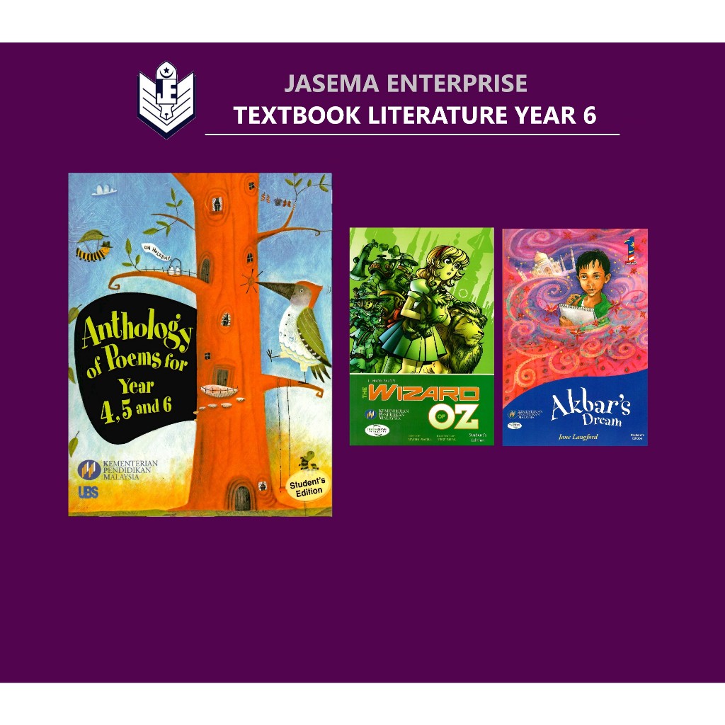 TEXTBOOK LITERATURE YEAR 6 Anthology of Poems | The Wizard of Oz | Akbar's Dream